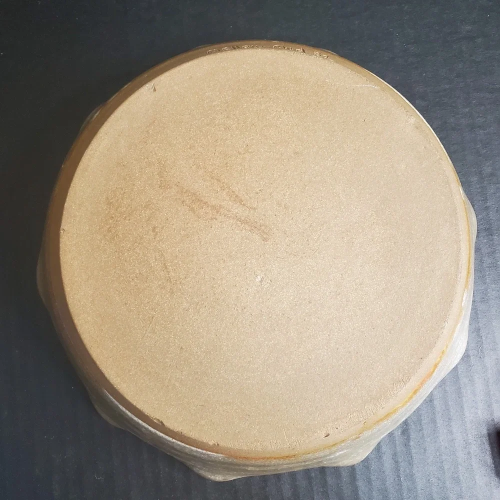 Vintage Mellow Mud Clay Deep Pie Plate 7